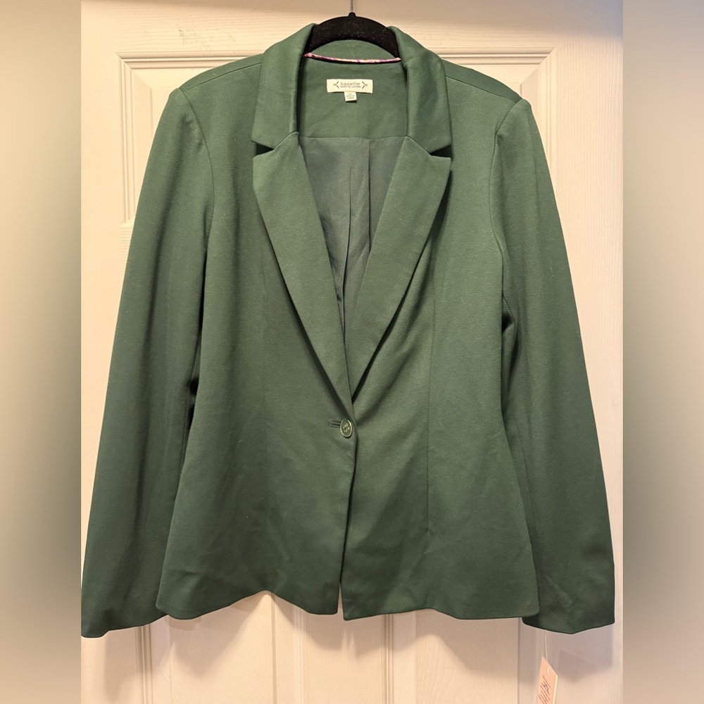 Nanette Lepore Classic Green Blazer